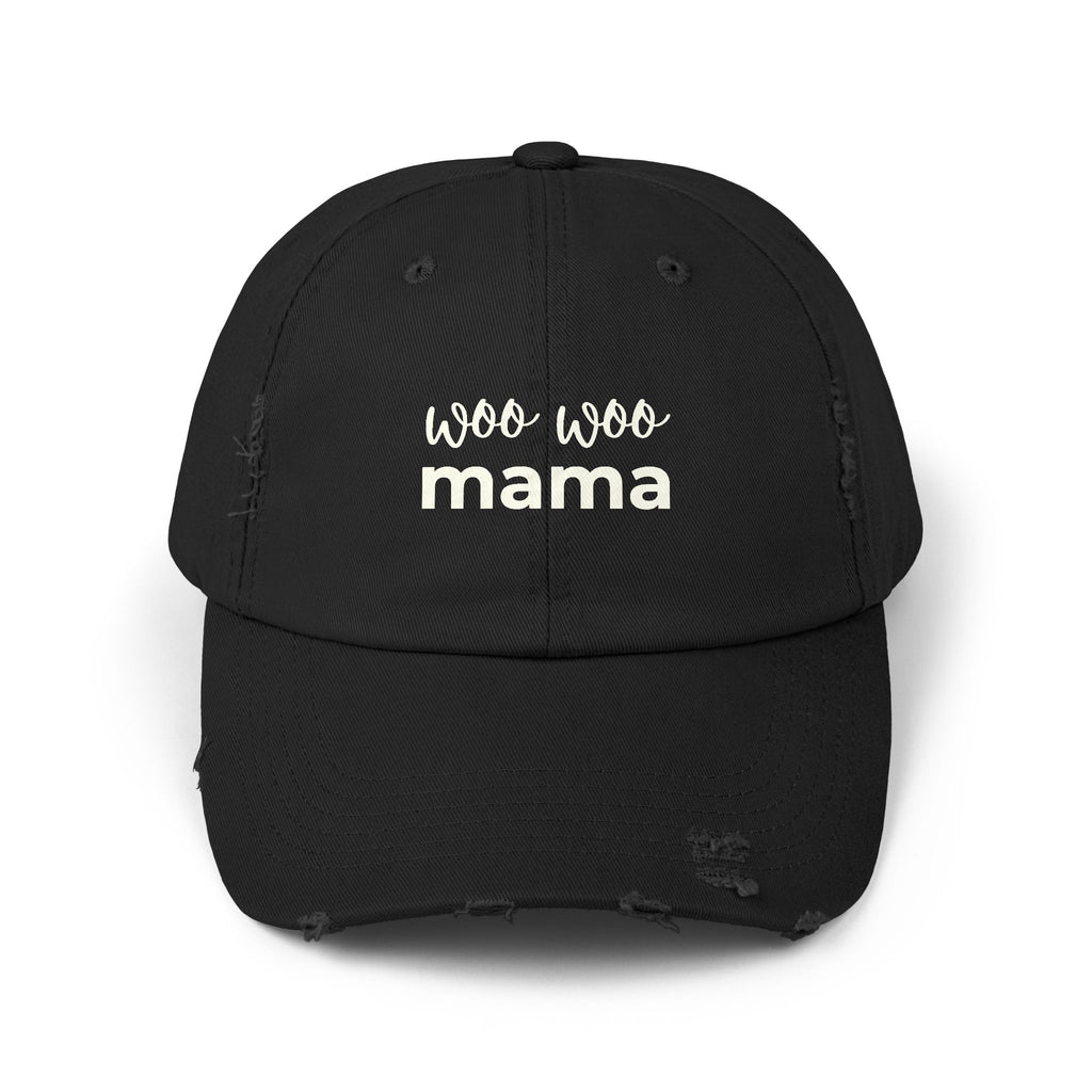 Woo Woo Mama - Distressed Hat