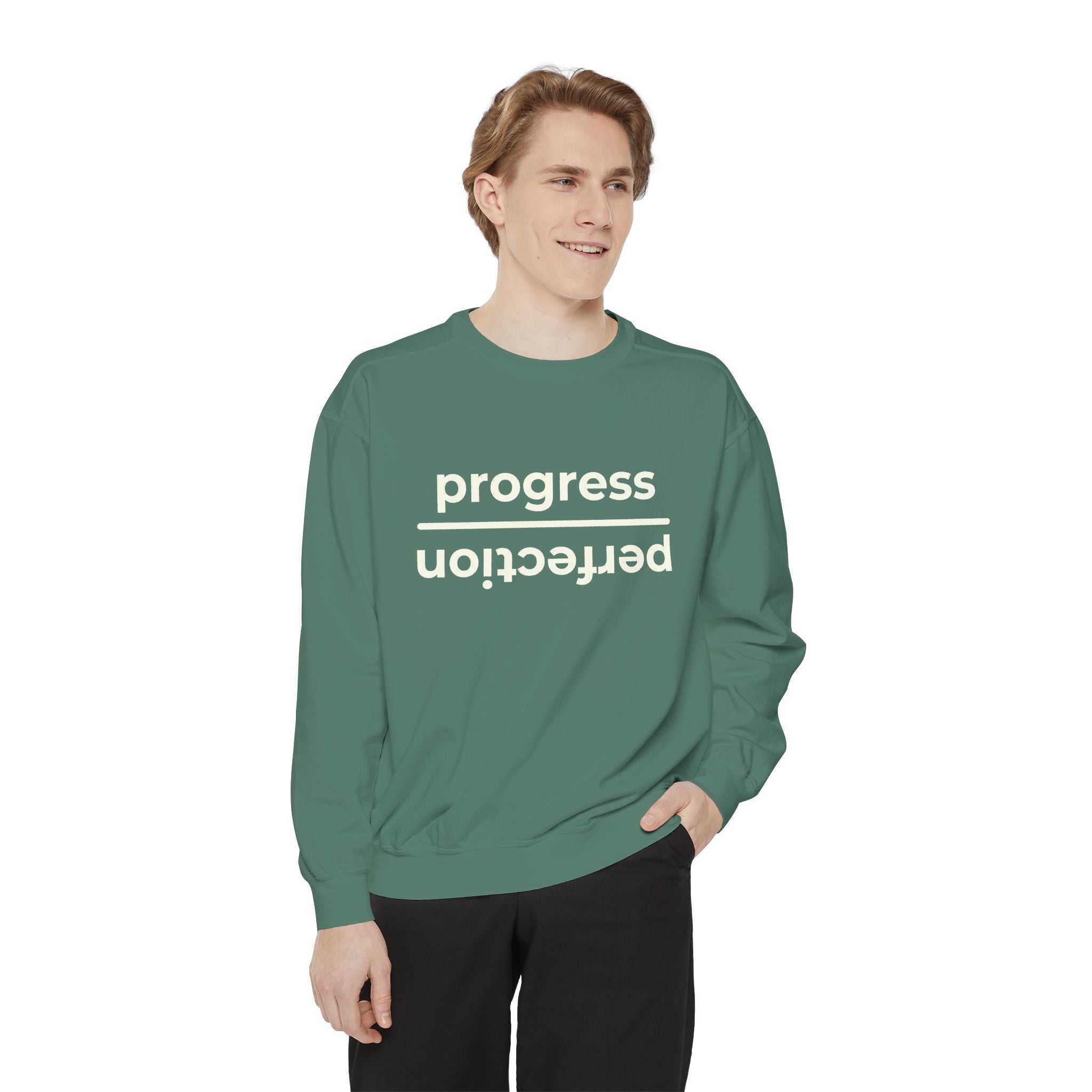 Progress Over Perfection Crewneck