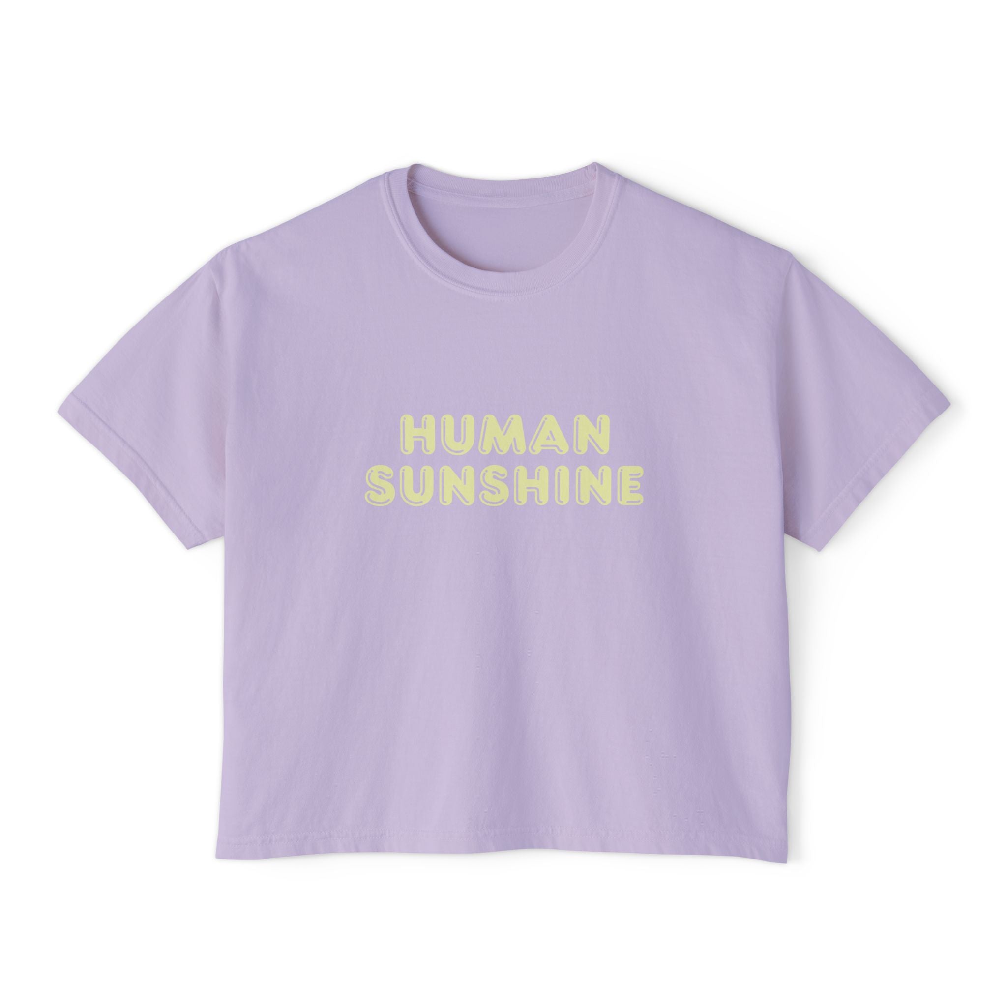 The Everyday Boxy Tee - Human Sunshine