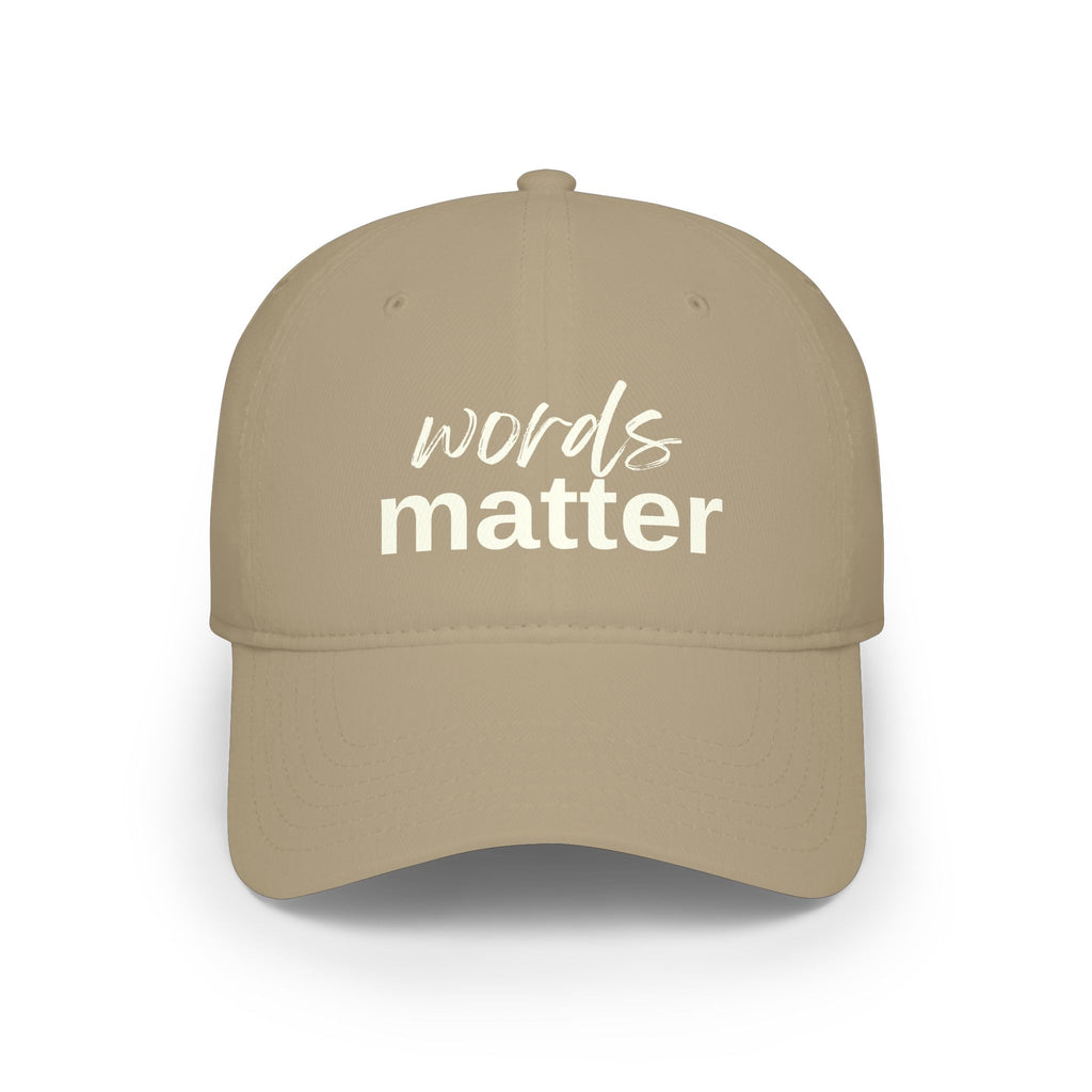 The Saucy Lids - "Words Matter " Baseball Cap