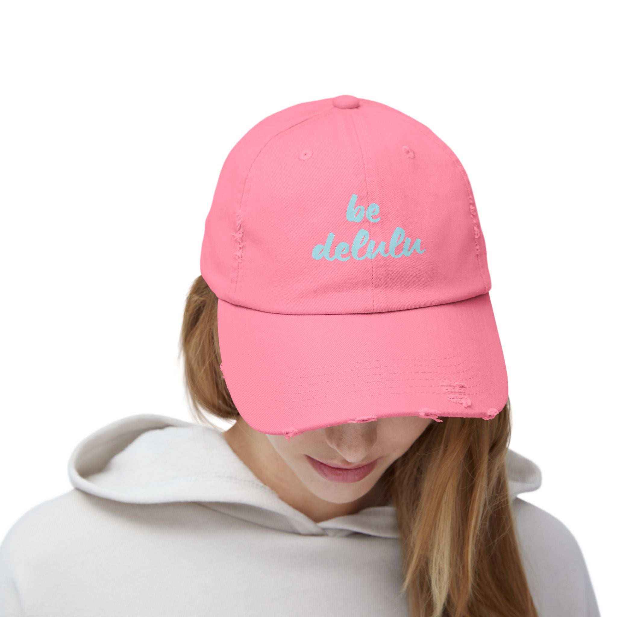 Be Delulu - Distressed Baseball Cap