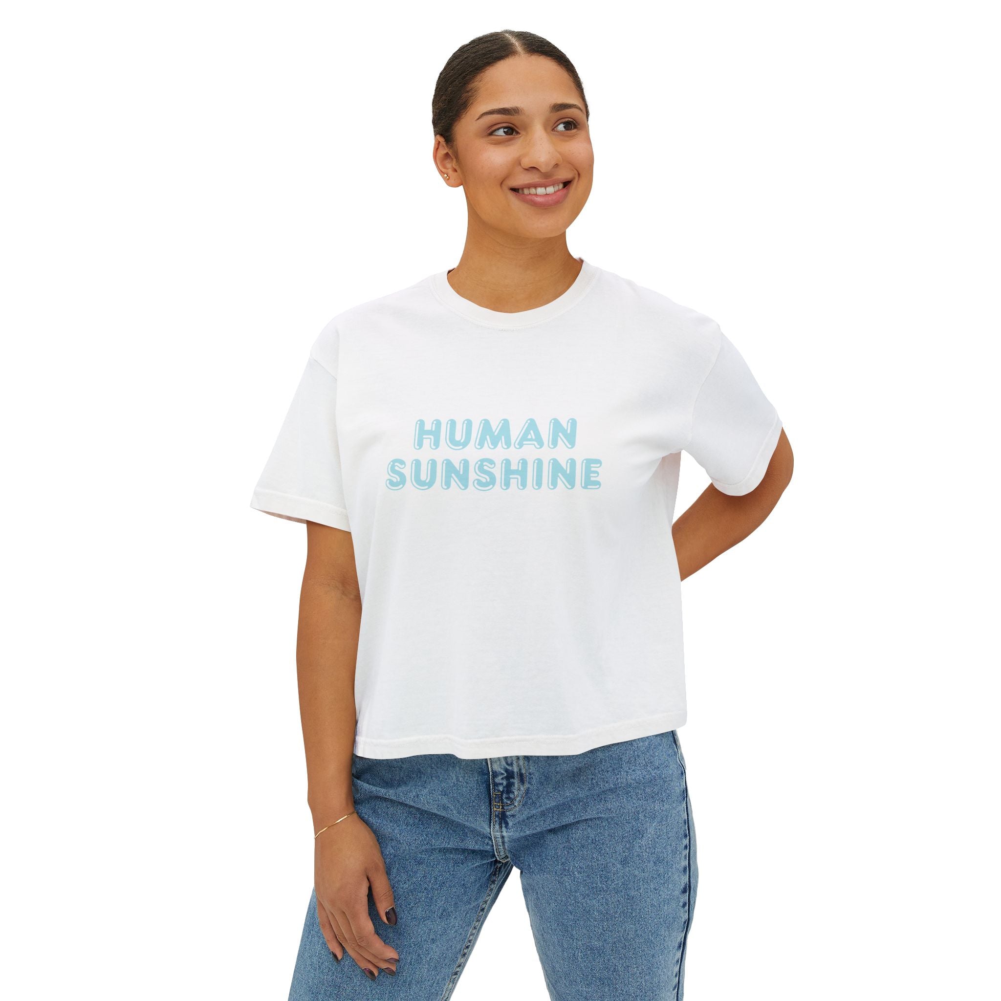 The Everyday Boxy Tee - Human Sunshine
