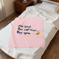 Kids Throw Blanket - Bee You - Pink