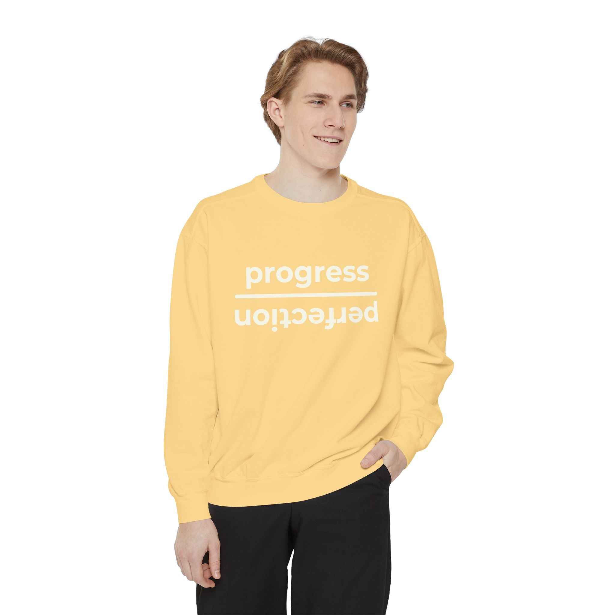 Progress Over Perfection Crewneck