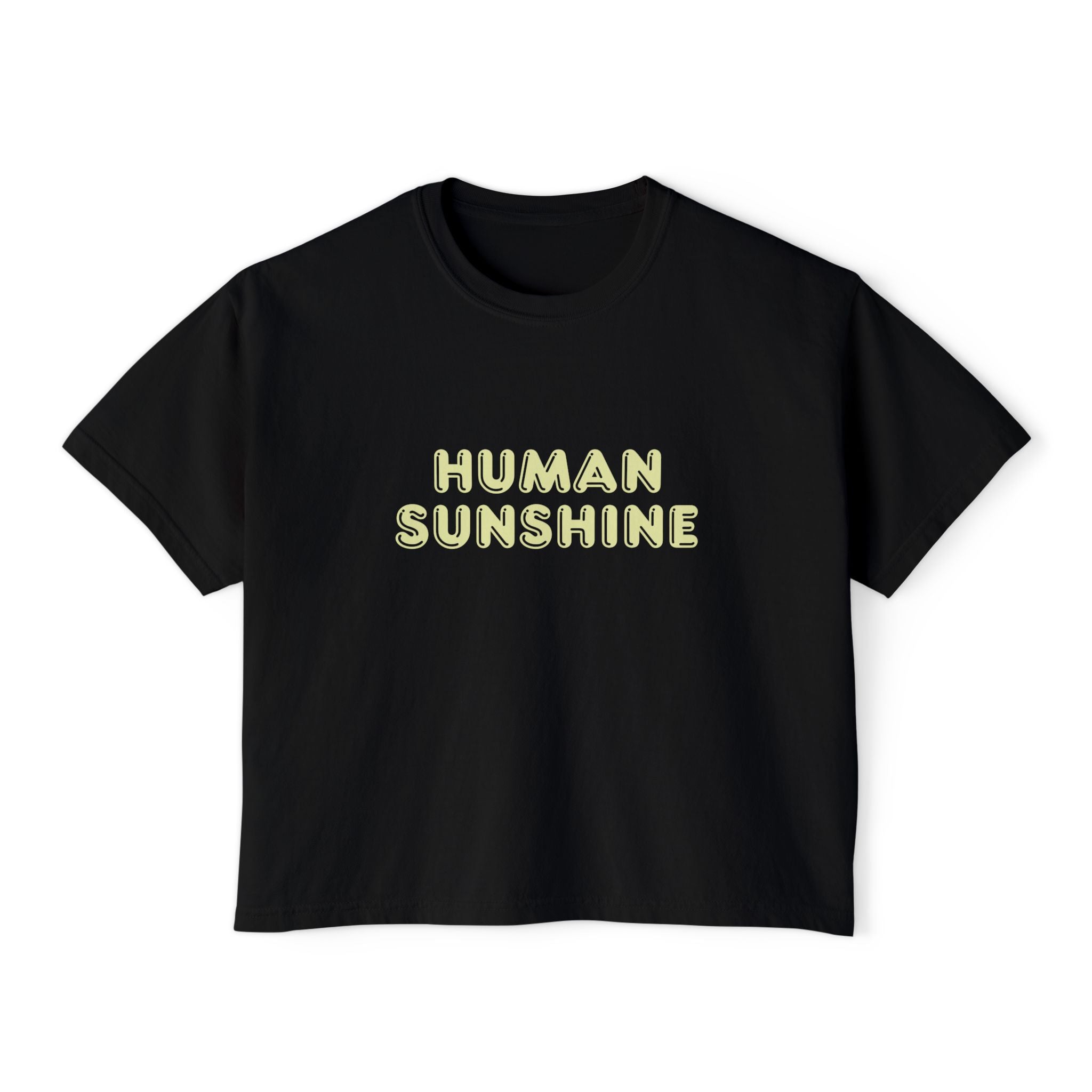 The Everyday Boxy Tee - Human Sunshine