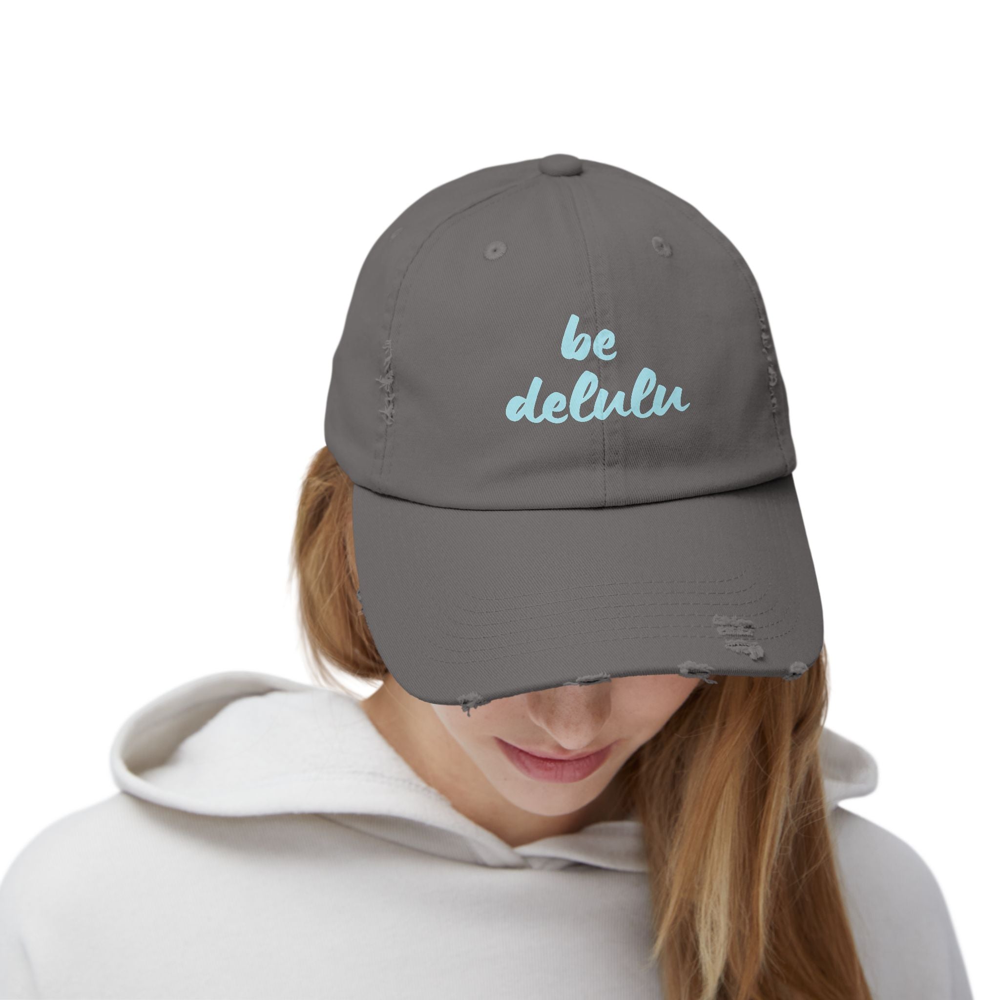 Be Delulu - Distressed Baseball Cap