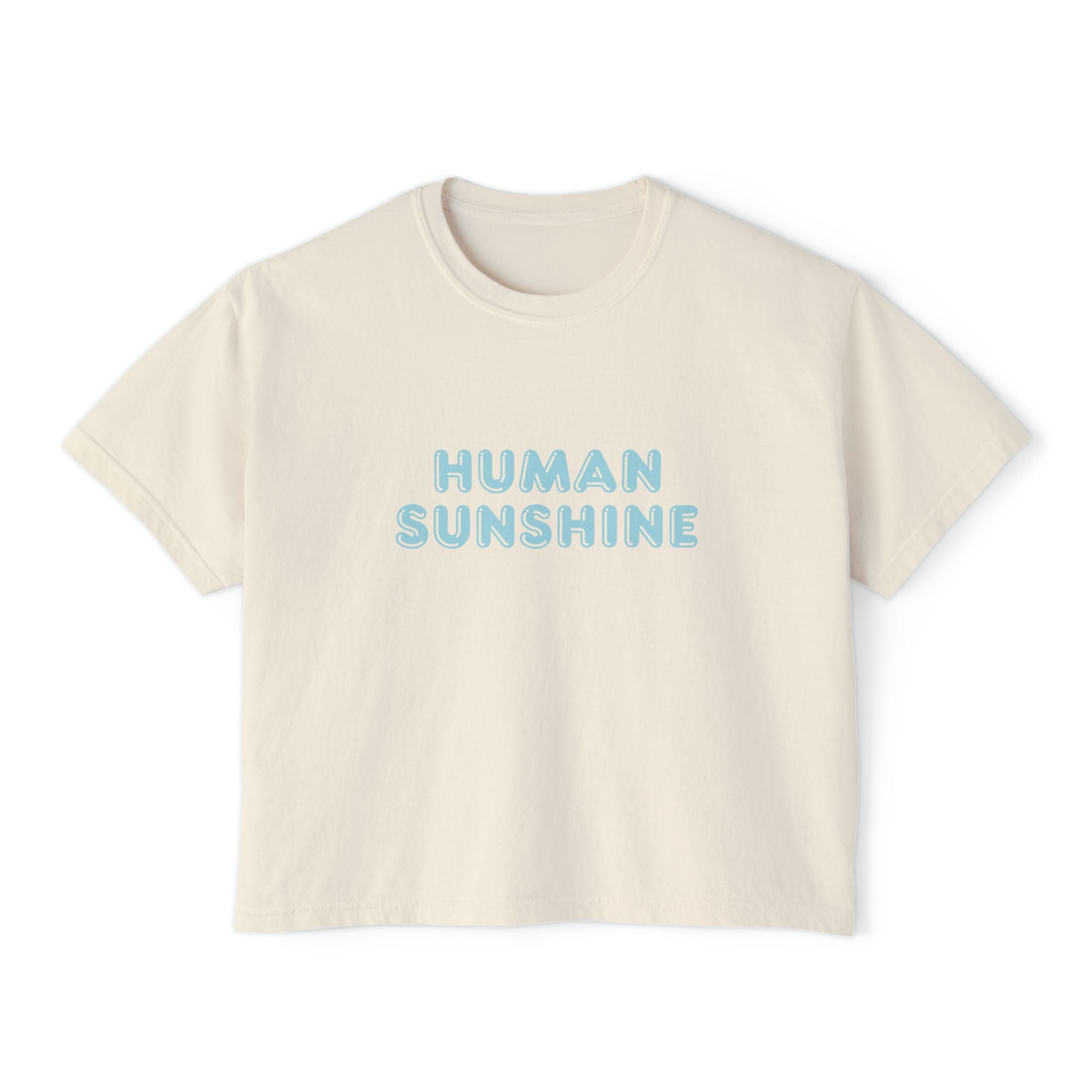 The Everyday Boxy Tee - Human Sunshine