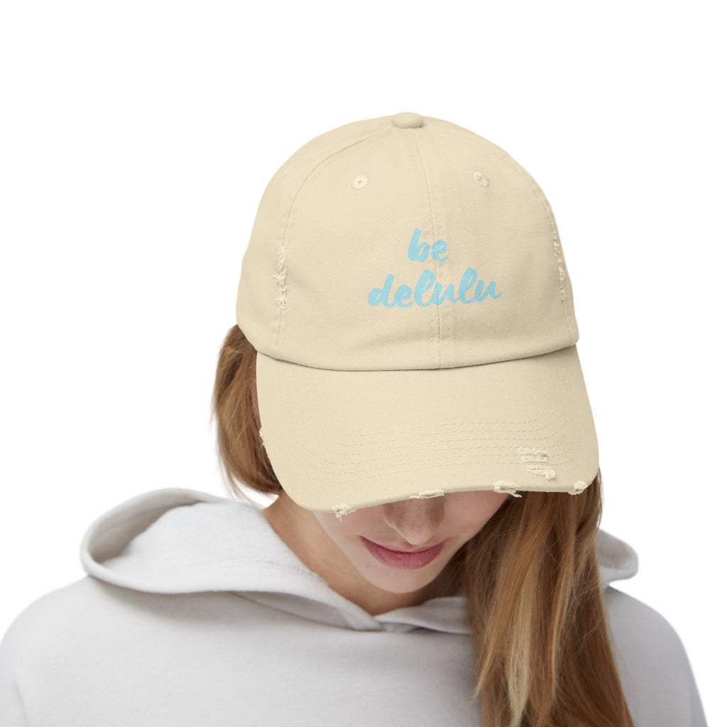 Be Delulu - Distressed Baseball Cap