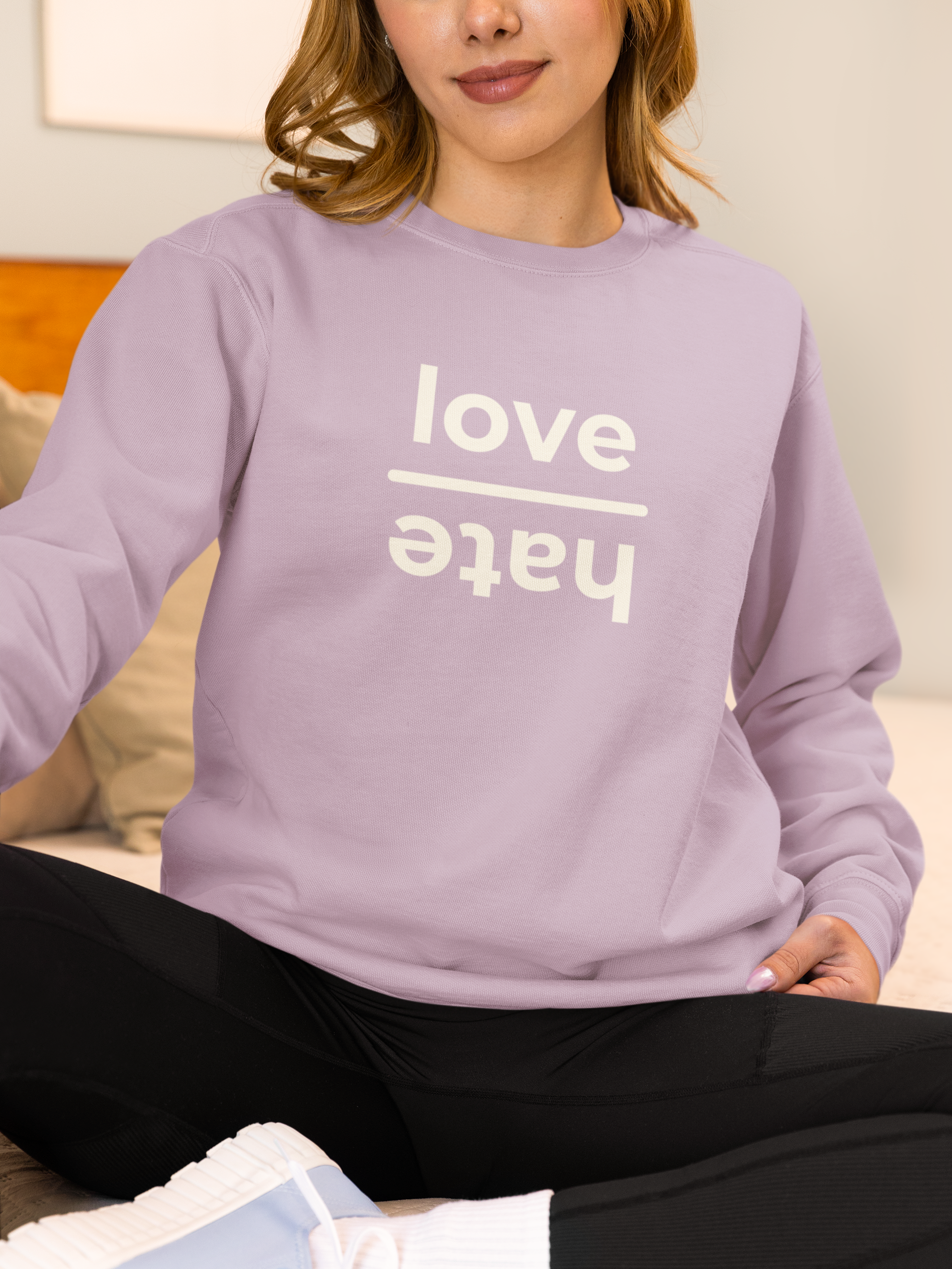 Love over Hate Crewneck