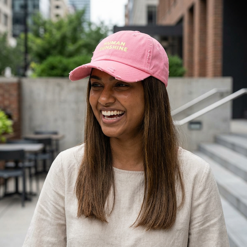Human Sunshine - Distressed Baseball Cap