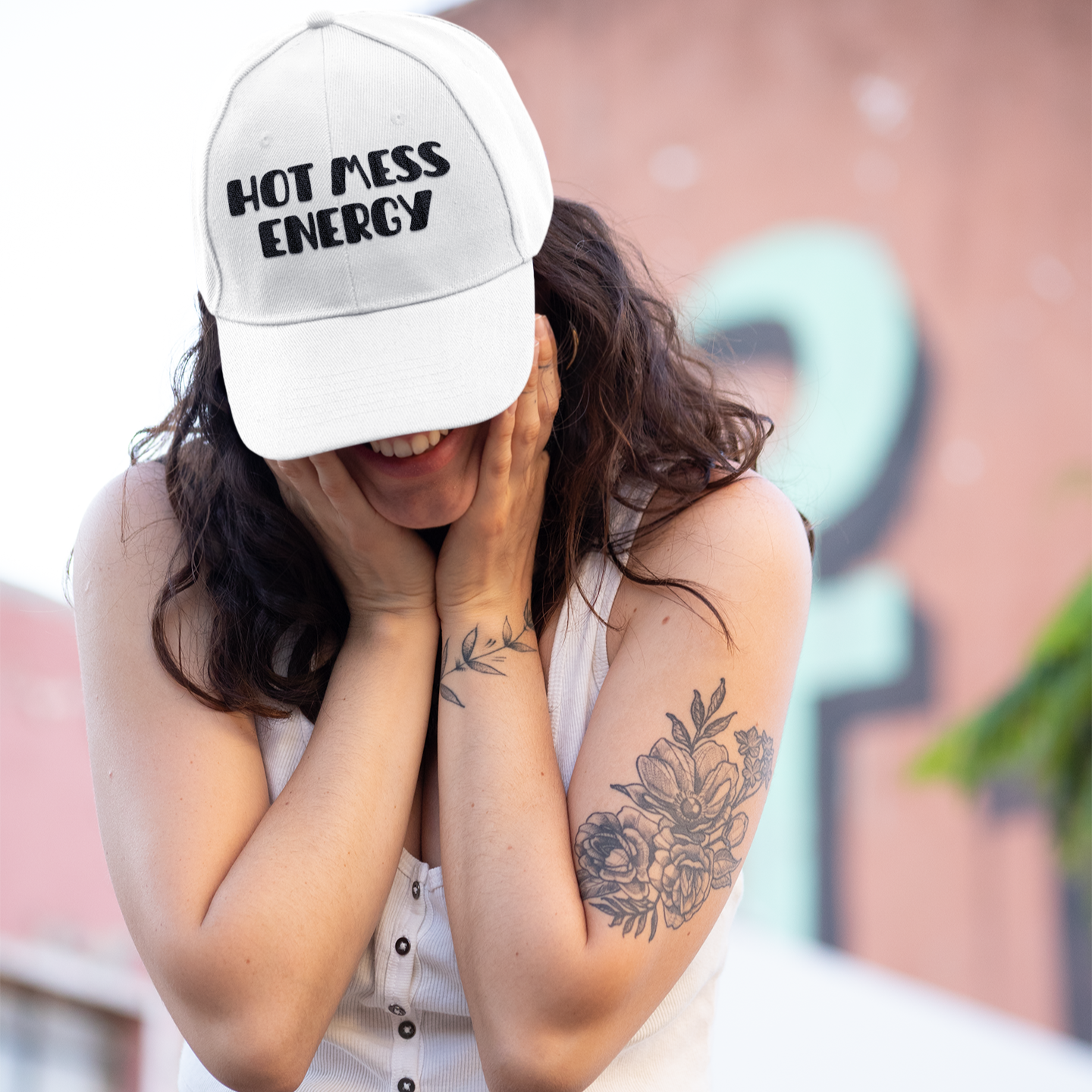 Hot Mess Energy - Baseball Cap - DTG