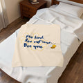 Kids Throw Blanket - Bee You - Peach